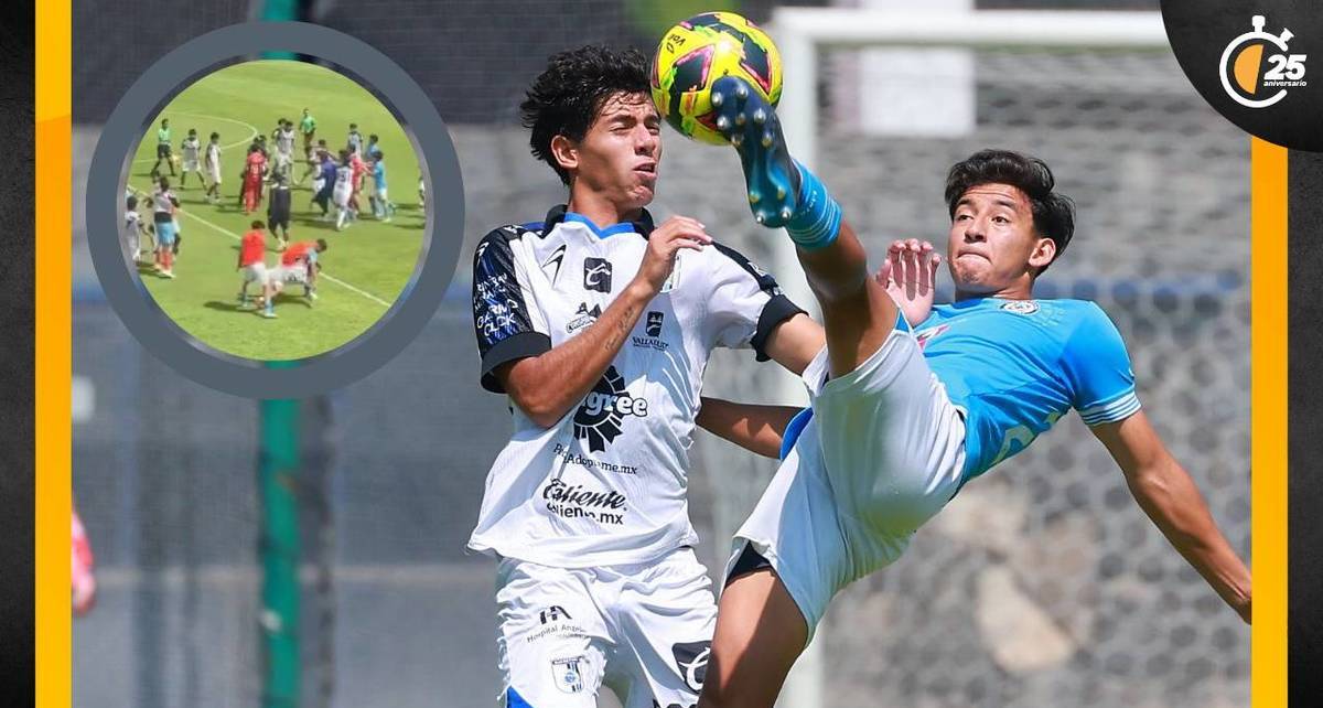 Cruz Azul y Querétaro tuvieron gran pelea en la Sub 19 (Imago7)
