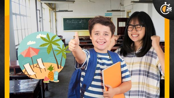 Calendario SEP: Vacaciones de Semana Santa y días de descanso del ciclo escolar 2024-25. (FOTO): Canva.