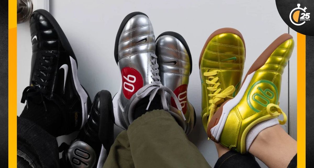 Algunos de los modelos de Total 90 que estará disponibles (Nike)