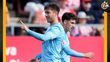 Iker Losada en celebración del primer gol del Celta de Vigo ante Girona (X: @LaLiga)