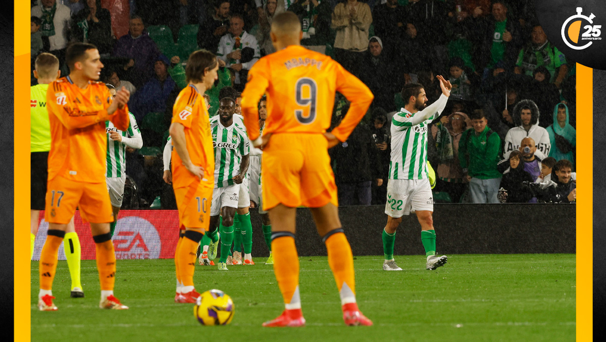 Resumen del partido Betis vs Real Madrid (2-1), GOLES