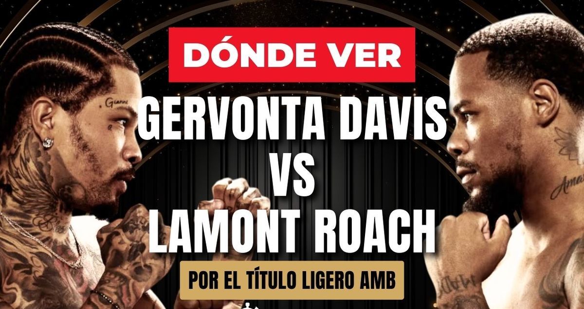 Sigue la transmisión EN DIRECTO de la pelea de BOX HOY entre Gervonta Davis vs Lamont Roach. FOTO: (Especial)
