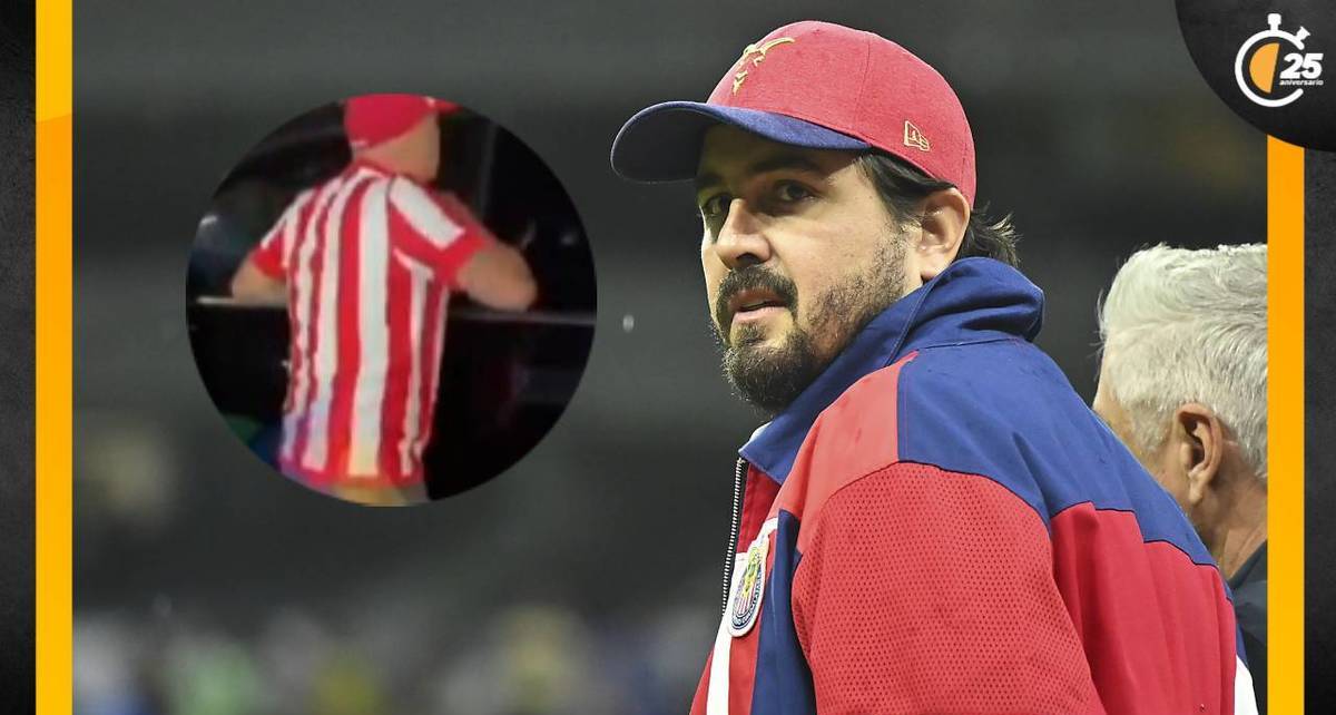 Amaury Vergara recibió insultos y agresiones de la gente de Chivas (Imago7) (Captura de Azteca Deportes)