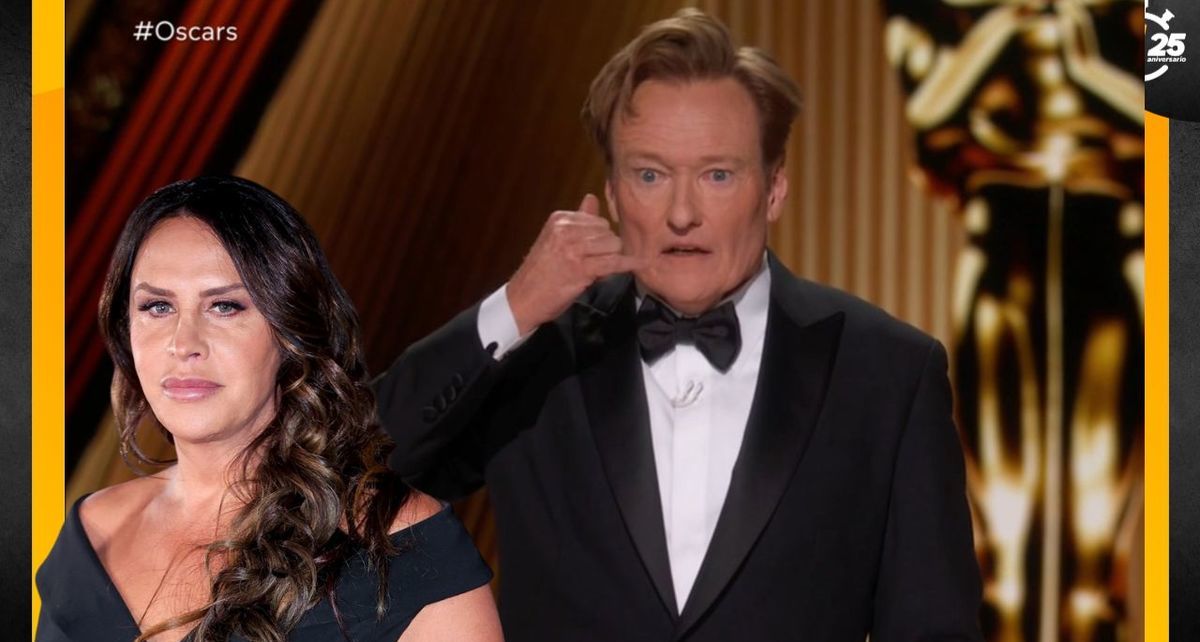 El presentador de los Oscar 2025 se burló de la polémica de Karla Sofía Gascón. Foto: Especial
