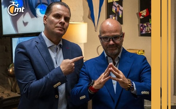 Luis García y Christian Martinoli debutan en el anime (Foto: @garciaposti)