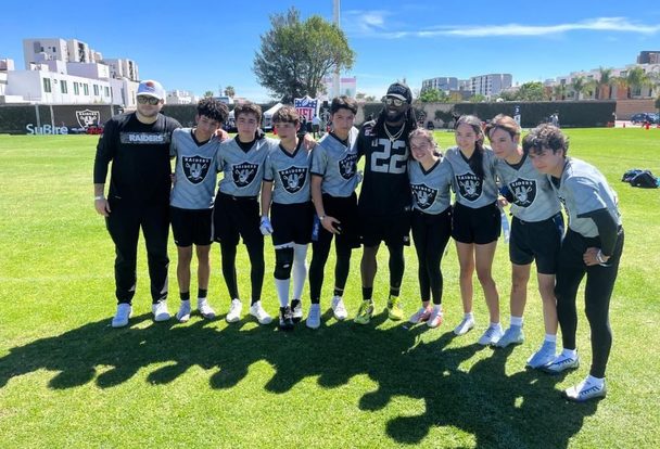 Las Vegas Raiders tuvieron el sponsor en el evento de Flag Football en México