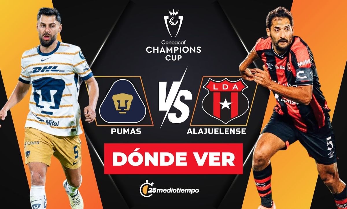 Dónde ver Pumas vs Alajuelense: horario y canal Concachampions 2025