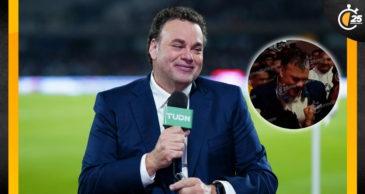 Faitelson sufrió doible agresión en el Estadio Akron. (Foto: Imago7)
