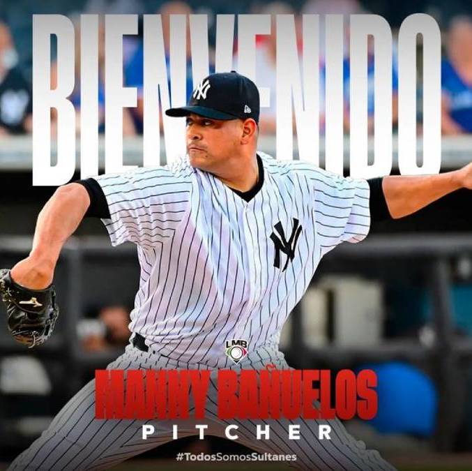 Manny Bañuelos jugó en los Yankees (Sultanes)