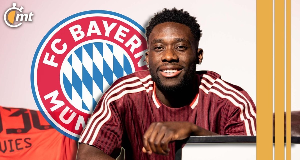 Alphonso Davies renovó con el Bayern hasta 2030 (X @FCBayernEN)