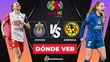 Consulta la previa de Chivas y América para ver EN VIVO Clásico Nacional Liga MX Femenil. Diseño: Karla Rodríguez
