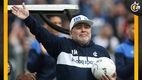 Maradona con Gimnasia y Esgrima La Plata, el último equipo al que dirigió (Reuters)