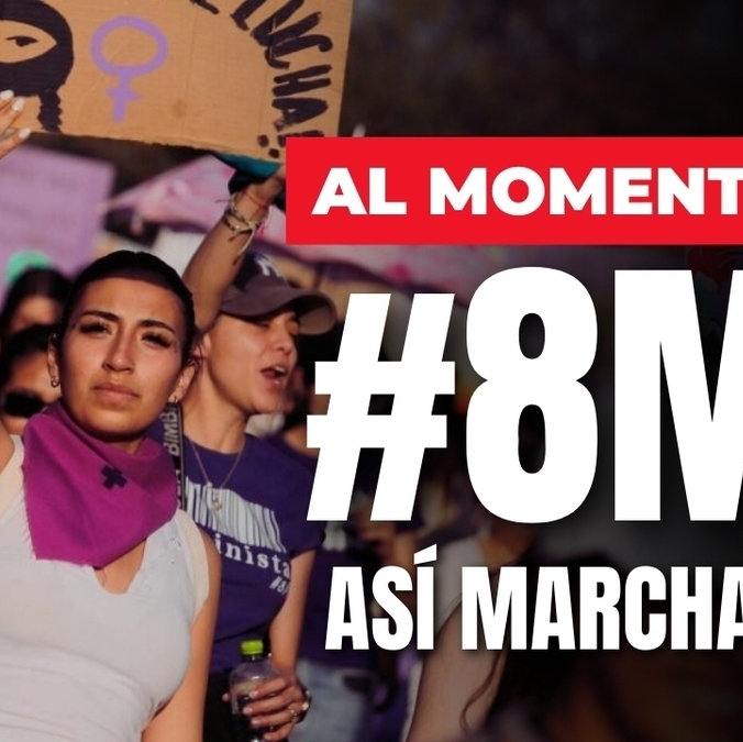 Sigue EN DIRECTO las noticias de la marcha del 8M en Ciudad de México. Diseño: Julián Santillán
