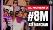 Sigue EN DIRECTO las noticias de la marcha del 8M en Ciudad de México. Diseño: Julián Santillán