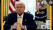 Donald Trump en la Oficina Oval en Washington, D.C. (Reuters)