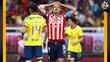 Chicharito se lamenta en el último clásico ante América (Imago7)