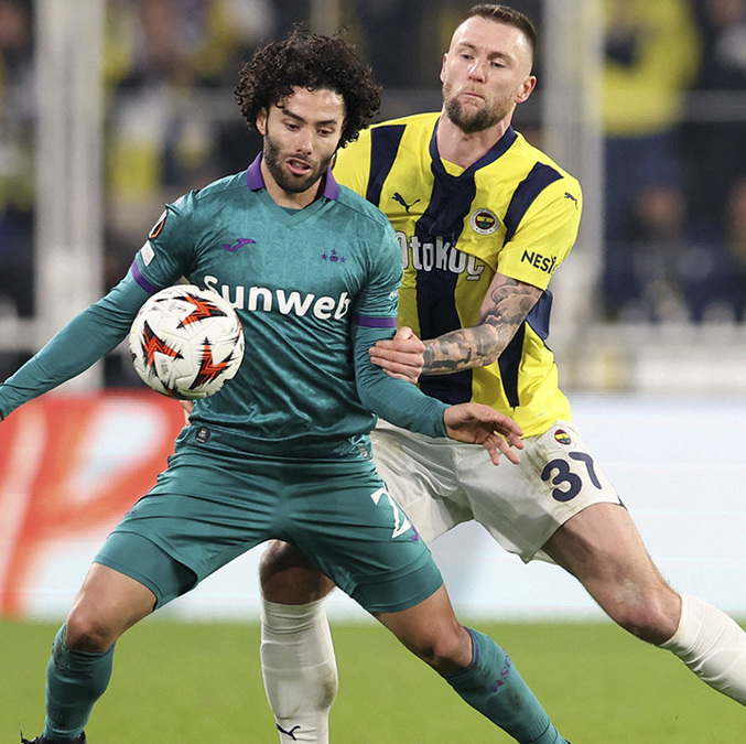 Chino Huerta en la Europa League con el Anderlecht. (FOTO: Reuters)
