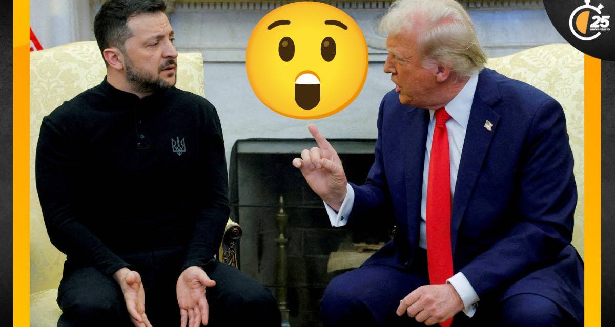 Volodimir Zelenski y Donald Trump protagonizaron una incómoda reunión en la Cas Blanca (Reuters).
