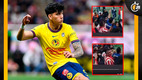 Un aficionado de Chivas lanzó una botella que lastimó a Kevin Álvarez (Imago7 | Captura X @_los_lideres)