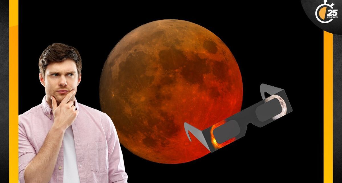 Eclipse lunar 2025: ¿deberás utilizar lentes para verlo? (FOTO): Canva.