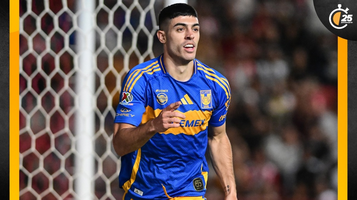 Brunetta, MEJOR goleador de Tigres en CL2025 y lo cambian de posición