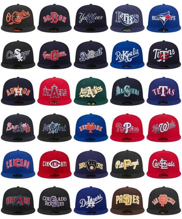 Todas las gorras de la nueva colección 59Fifty en la MLB (Captura)