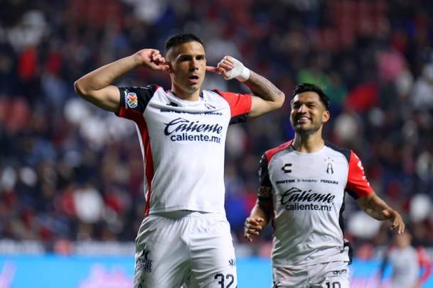 Uros Durdevic celebra un gol de Atlas ante Xolos (Imago7)