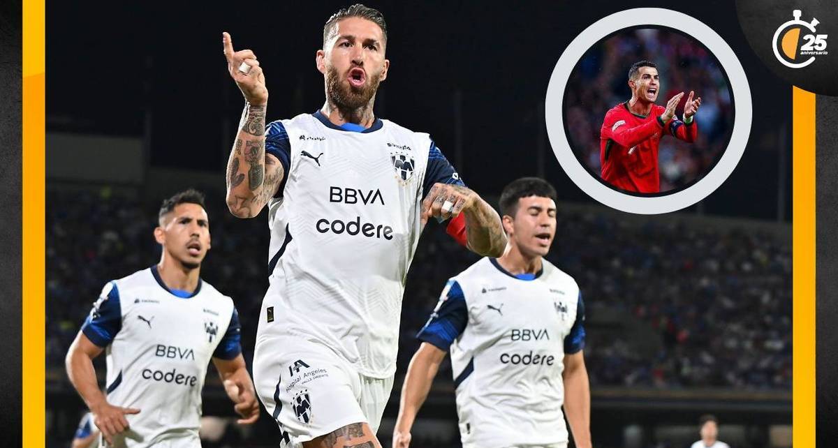 CR7 está atento al paso de Sergio Ramos en Rayados (Imago7)