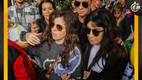 Gianinna y Dalma Maradona antes de entrar a la audiencia (EFE)