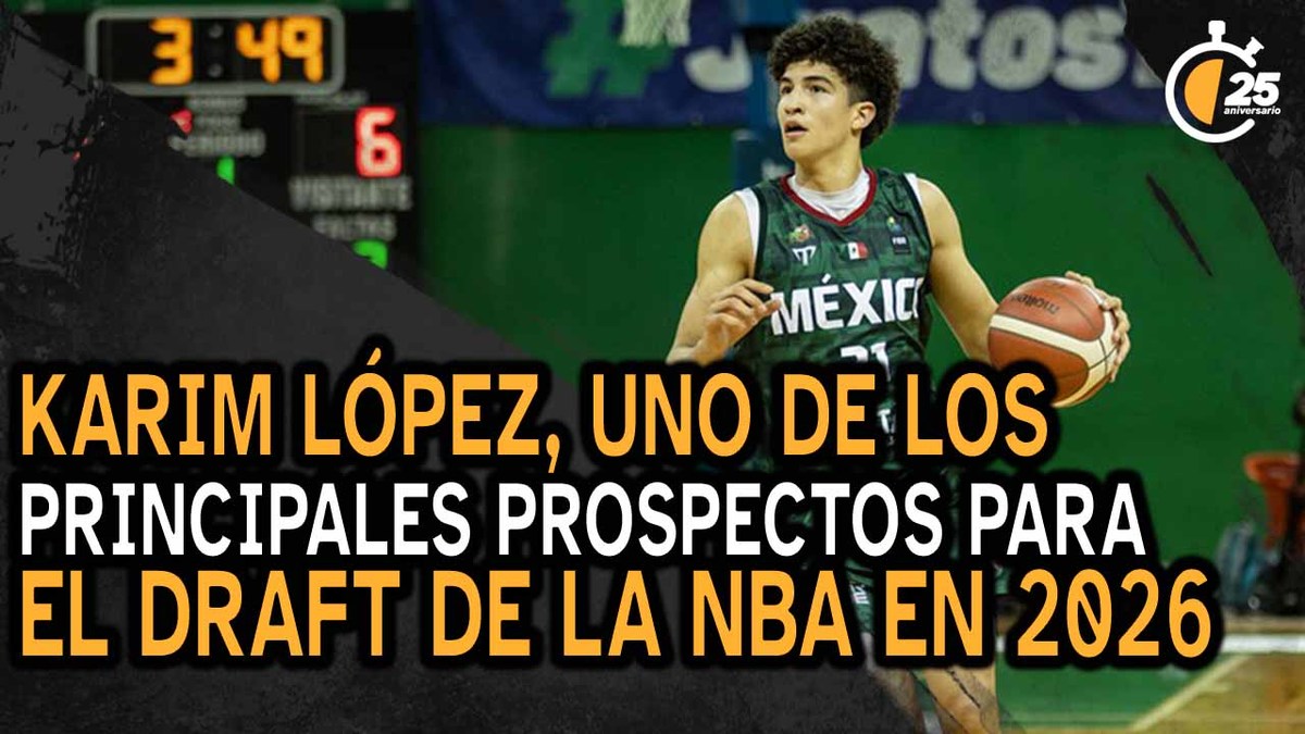 Karim López, uno de los principales prospectos para el Draft de la NBA en 2026