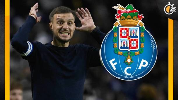 Martín Anselmi se molesta en el Porto vs. Guimaraes (AFP)