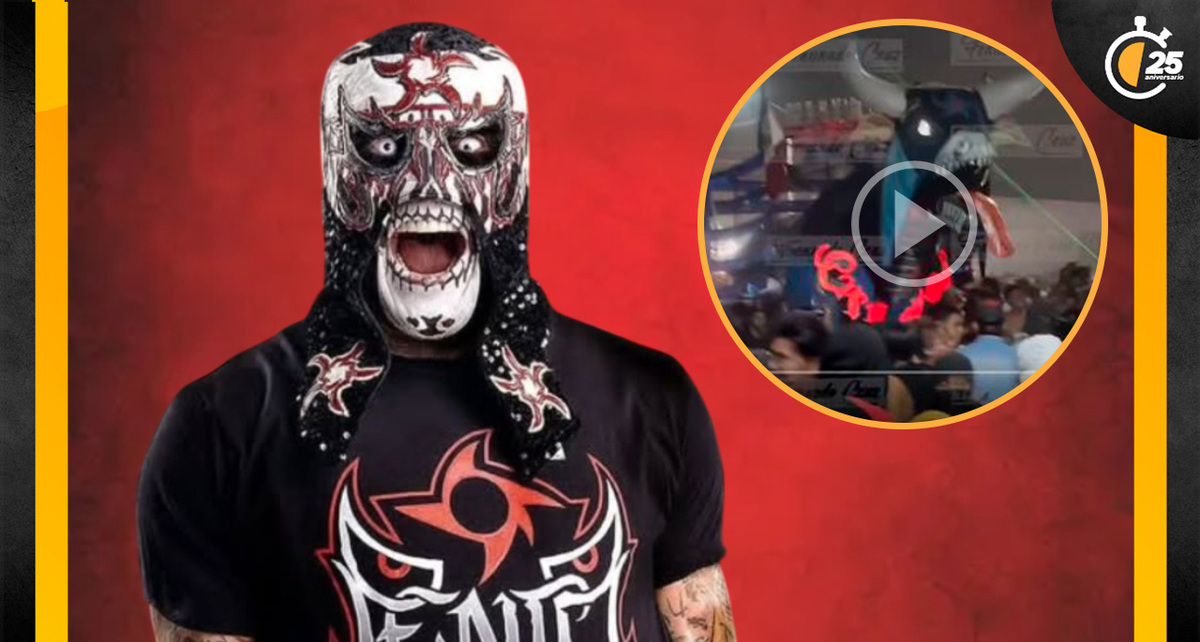 Penta Zero Miedo inspiró en la creación de un toro pirotécnico (Instagram @penta_zero_miedo)