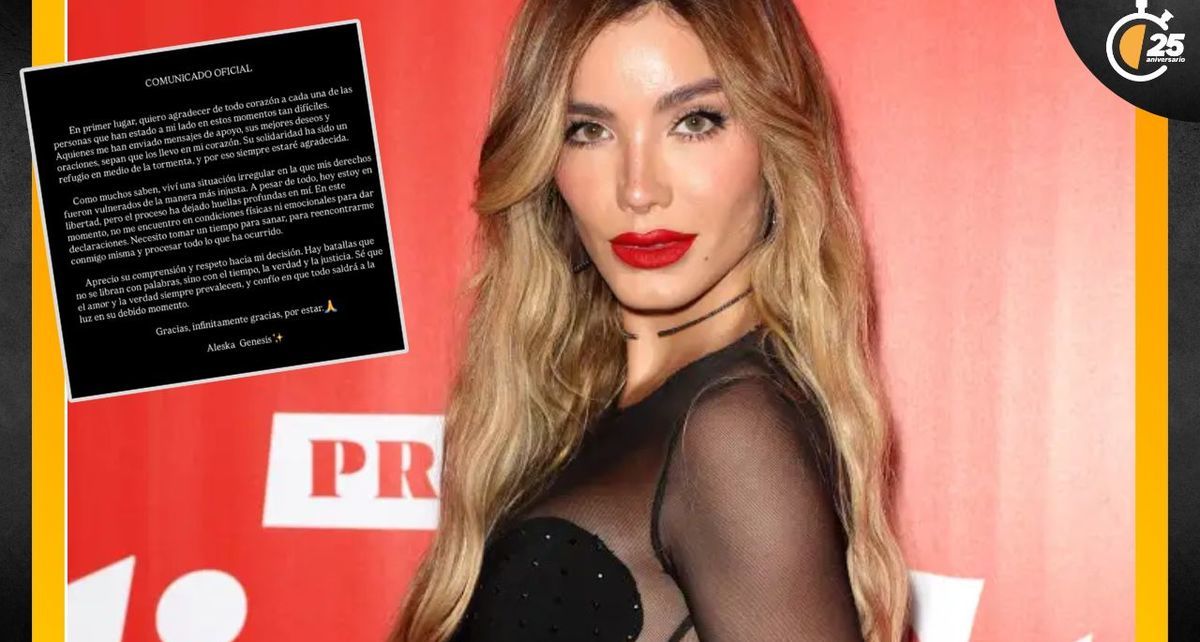 Aleska Génesis se pronuncia tras ser detenida luego de su expulsión