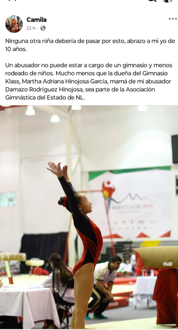 Camila denunció en redes sociales los abusos que sufría desde que tenía 7 años.