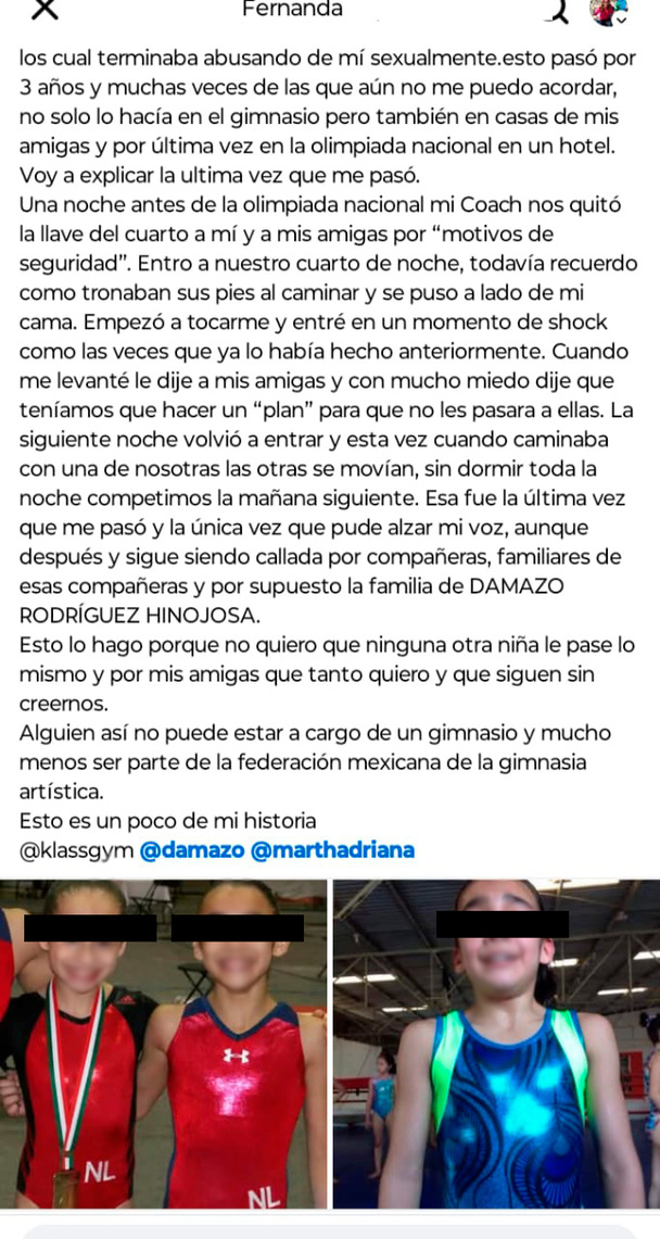 Fernanda alzó la voz por los problemas que sufría desde los 7 años.