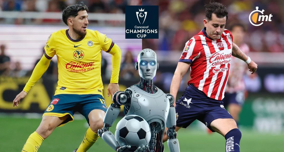 Pronóstico IA: América vs Chivas Concachampions 2025 Octavos de Final vuelta. (FOTO): Especial.