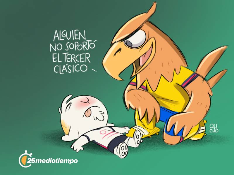 Alguien no soportó el tercer clásico