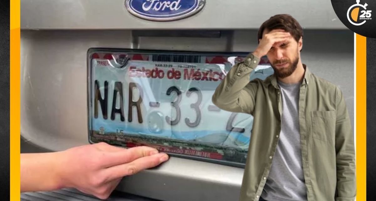 ¿Cuánto debo de pagar de multa si tengo portaplacas en mi carro?