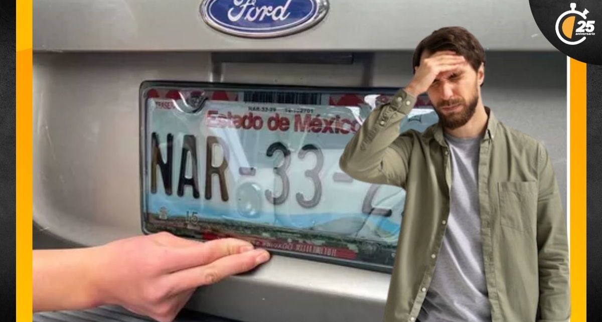 ¿Cuánto debo de pagar de multa si tengo portaplacas en mi carro?
