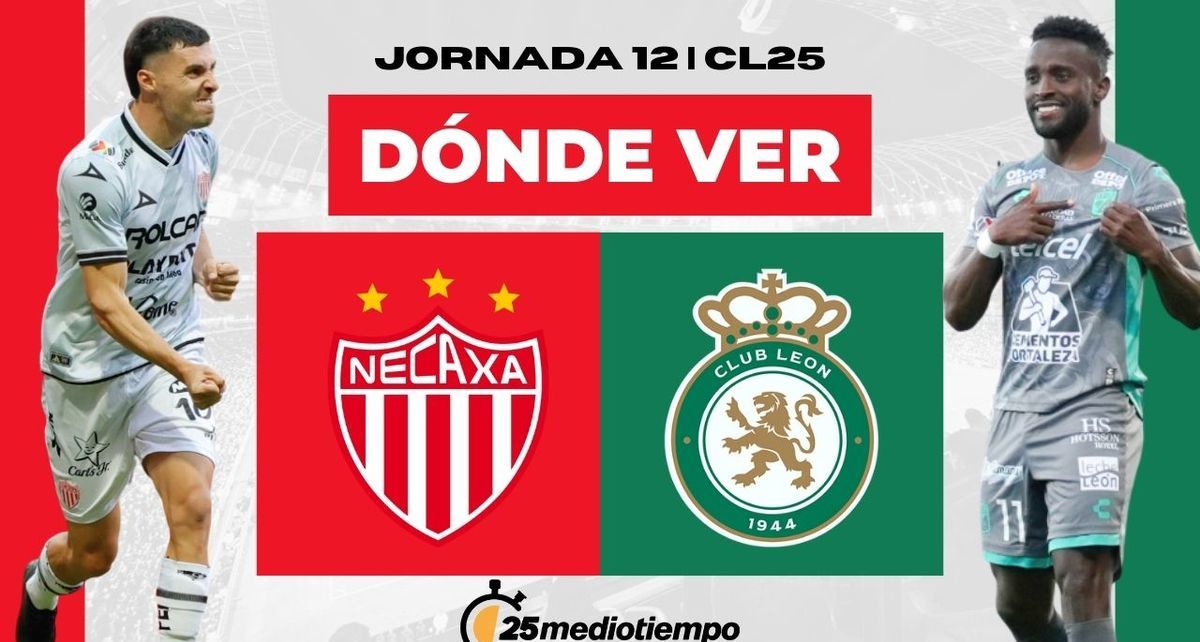 Dónde Ver Necaxa vs. León Jornada 12 Clausura 2025