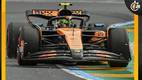 Lando Norris logró superar a Max Verstappen dentro del último minuto de la qualy (AFP).