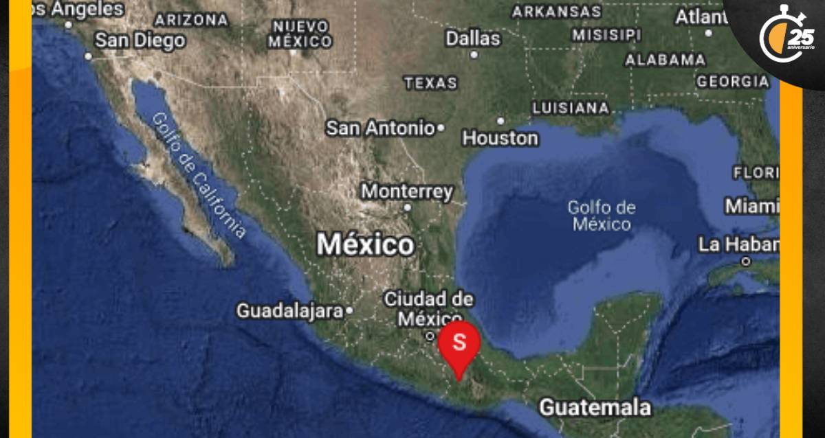 Tlaxiaco, Oaxaca resultó ser el epicentro del sismo registrado este viernes 14 de marzo (Captura de X Sismológico Nacional).