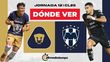 Dónde Ver Pumas vs. Monterrey Jornada 12 Clausura 2025