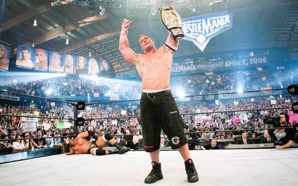 John Cena venció a Triple H en Wrestlemania 22 (Foto: WWE)