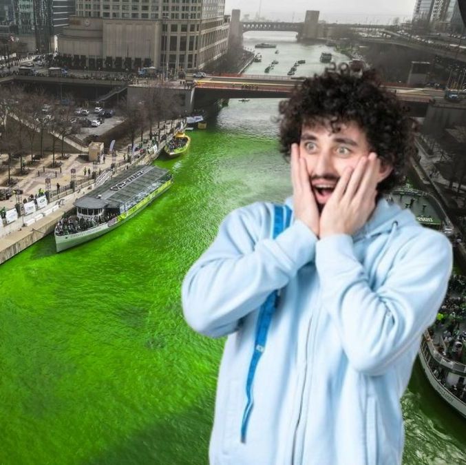 Por esta razón pintaron de verde el río de Chicago en Estados Unidos