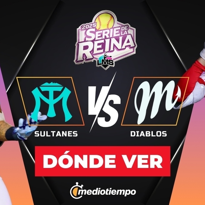 Consulta la previa de Diablos Rojos vs Sultanes de Monterrey EN VIVO Serie de la Reina 2025. Diseño: Julián Santillán