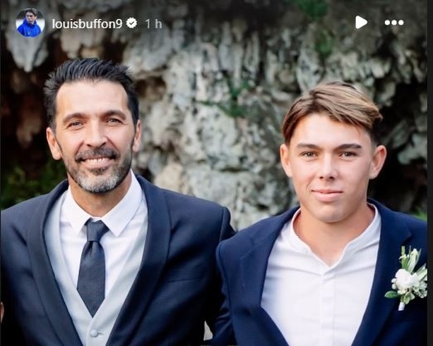 Louis Thomas, hijo de Gianluigi Buffon (IG @louisbuffon9)