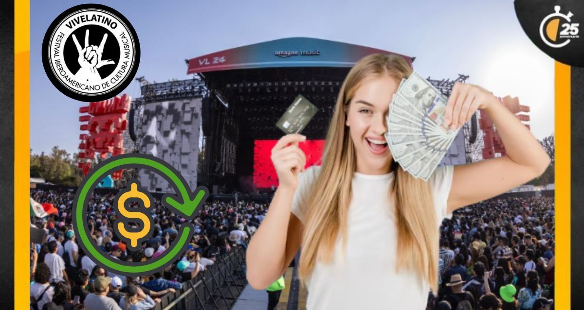 ¡Así obtendrás un REEMBOLSO de la pulsera del VIVE LATINO 2025!