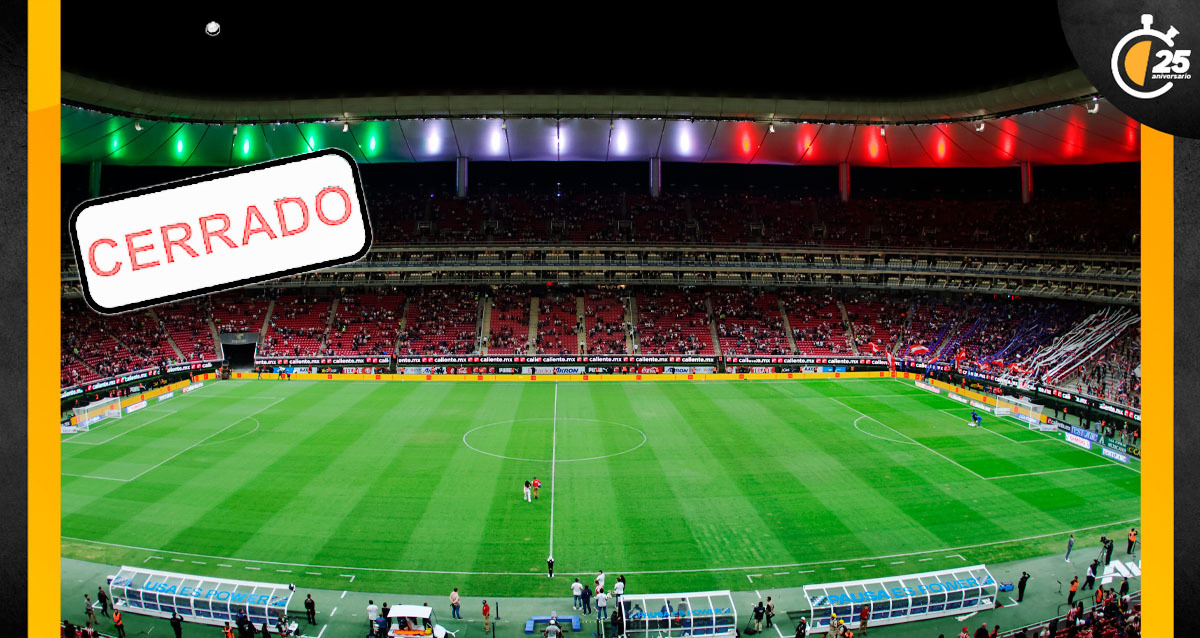 El Estadio Akron tiene un veto de un partido. (Foto; Imago7)