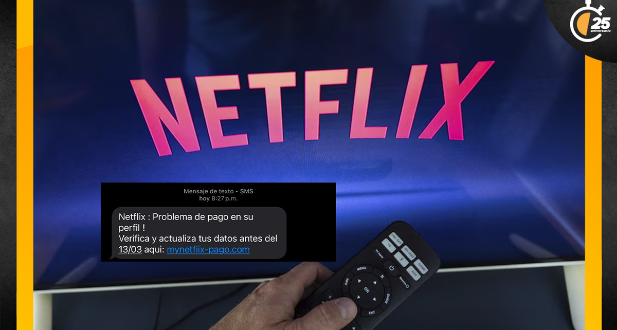 Los estafadores buscan robarte mediante el uso de Netflix. (FOTO: Reuters)